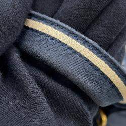 مملوكة مسبقًا Dior Oblique Embroidery Book Tote Navy Canvas Calf Leather Size Small