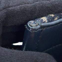 مملوكة مسبقًا Dior Oblique Embroidery Book Tote Navy Canvas Calf Leather Size Small