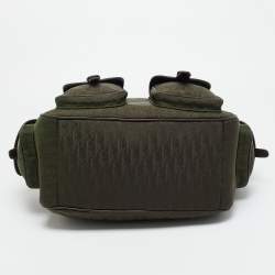 مملوكة مسبقًا حقيبة كتف ديور جيب متعدد كانفاس ديورسيمو حمراء / بيج