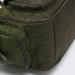 مملوكة مسبقًا حقيبة كتف ديور جيب متعدد كانفاس ديورسيمو حمراء / بيج