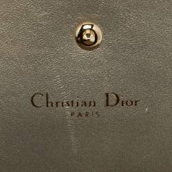 مملوكة مسبقًا Dior Diorama Gold Leather Wallet On Chain