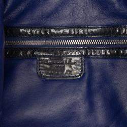 مملوكة مسبقًا حقيبة يد توتس ديور كبيرة سوفت كاناج لامعة سوداء