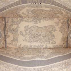 Pre Owned Dior Medium Toile de Jouy Reverse Embroidered Canvas Book Tote