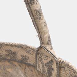 Pre Owned Dior Medium Toile de Jouy Reverse Embroidered Canvas Book Tote