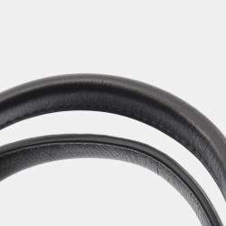 مملوكة مسبقًا Christian Dior Dior Grand Tour Bowling Bag Leather Handbag Black