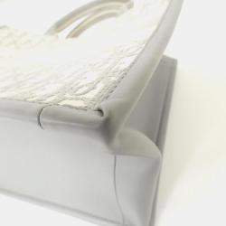 Pre Owned Christian Dior Dior Oblique Book Tote Medium Handbag