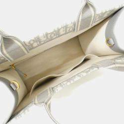 Pre Owned Christian Dior Dior Oblique Book Tote Medium Handbag