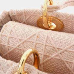 مملوكة مسبقًا حقيبة يد ديور ليدي دي-لايت متوسطة