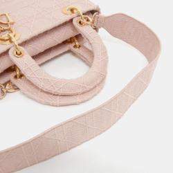 مملوكة مسبقًا حقيبة يد ديور ليدي دي-لايت متوسطة