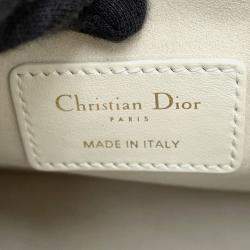 مملوكة مسبقًا Christian Dior Macrocannage Book Tote Small Handbag White