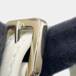 مملوكة مسبقًا Christian Dior Macrocannage Book Tote Small Handbag White