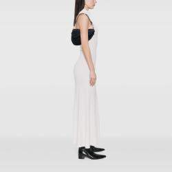 مملوكة مسبقًا حقيبة سدل مطرزة قماش مموه أسود ديور