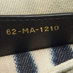 Pre Owned حقيبة كتف ديور كارو جلد كاناج لايم أصفر صغيرة