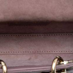 مملوكة مسبقًا Dior Purple Micro Lambskin Cannage Lady D Joy
