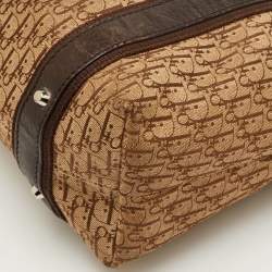 مملوكة مسبقًا Dior Street Chic Beige/Brown Oblique Canvas and Leather Trotter Tote
