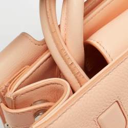 مملوكة مسبقًا Dior Diorever Mini Peach Leather Top Handle Bag