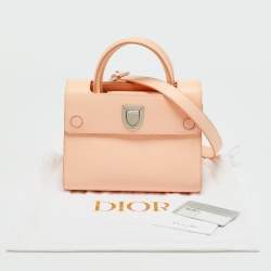 مملوكة مسبقًا Dior Diorever Mini Peach Leather Top Handle Bag