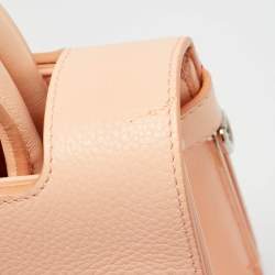 مملوكة مسبقًا Dior Diorever Mini Peach Leather Top Handle Bag
