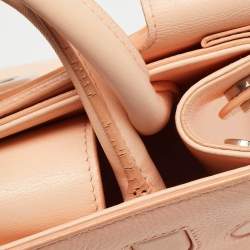 مملوكة مسبقًا Dior Diorever Mini Peach Leather Top Handle Bag