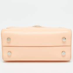 مملوكة مسبقًا Dior Diorever Mini Peach Leather Top Handle Bag