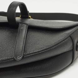 Pre Owned حقيبة ديور سادل كانفاس أوبليك وبرغندي وجلدي