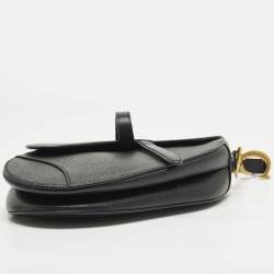 Pre Owned حقيبة ديور سادل كانفاس أوبليك وبرغندي وجلدي