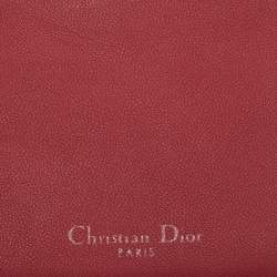 مملوكة مسبقًا Dior Saddle Burgundy Leather Continental Wallet