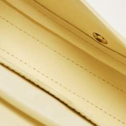 مملوكة مسبقًا Dior Bobby East West Light Yellow Leather Shoulder Bag