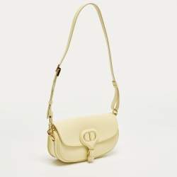 مملوكة مسبقًا Dior Bobby East West Light Yellow Leather Shoulder Bag