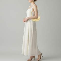 مملوكة مسبقًا Dior Bobby East West Light Yellow Leather Shoulder Bag