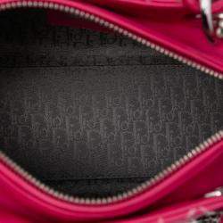 مملوكة مسبقًا Dior Pink Medium Lambskin Cannage Lady Dior
