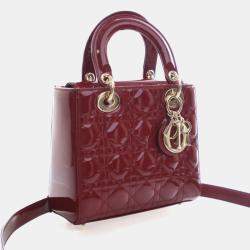 مملوكة مسبقًا Christian Dior Small Patent Lady Dior