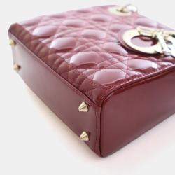 مملوكة مسبقًا Christian Dior Small Patent Lady Dior