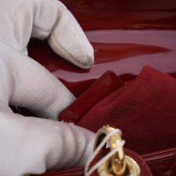 مملوكة مسبقًا Christian Dior Small Patent Lady Dior