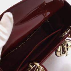 مملوكة مسبقًا Christian Dior Small Patent Lady Dior