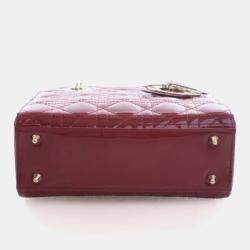 مملوكة مسبقًا Christian Dior Small Patent Lady Dior