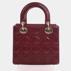 مملوكة مسبقًا Christian Dior Small Patent Lady Dior
