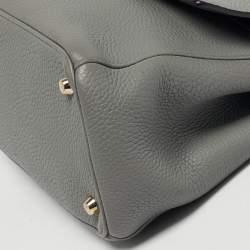 مملوكة مسبقًا Dior Small Be Dior Light Grey Leather Top Handle Bag