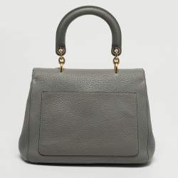 مملوكة مسبقًا Dior Small Be Dior Light Grey Leather Top Handle Bag