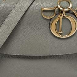 مملوكة مسبقًا Dior Small Be Dior Light Grey Leather Top Handle Bag