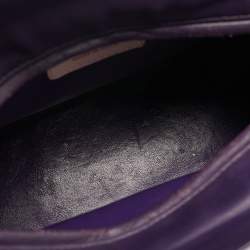 Pre Owned Dior Lady Dior Medium Purple/Pink Cannage Leather Tote