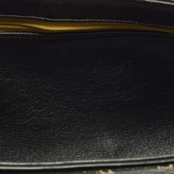 Pre Owned Dior Black Leather Vintage Top Handle Bag