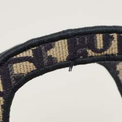 مملوكة مسبقًا Dior Book Mini Navy Blue Oblique Canvas Tote