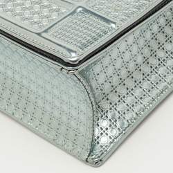 Pre Owned حقيبة كتف ديور ديوراما جلد ميكروكاناج ذهبي اومبري متوسطة