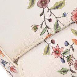 مملوكة مسبقًا Christian Dior White Canvas Saddle Handbag