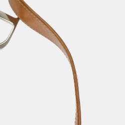 Pre Owned حقيبة السرج ديور جينز أزرق كريستيان