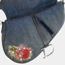 مملوكة مسبقًا حقيبة سرج ديور بلو دينم باتشورك