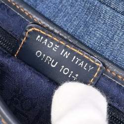 مملوكة مسبقًا حقيبة سرج ديور بلو دينم باتشورك