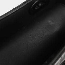 Pre Owned حقيبة ديور ليدي ديور كاناج جلد حمل أسود