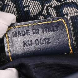  مملوكة مسبقًا حقيبة ديور سادل مزدوجة ترودر البحرية